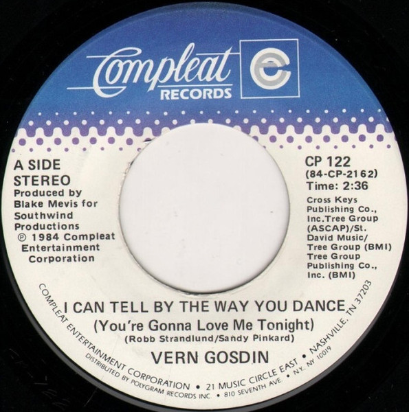 Vern Gosdin - I Can Tell By The Way You Dance (You're Gonna Love Me Tonight) (7", Single)