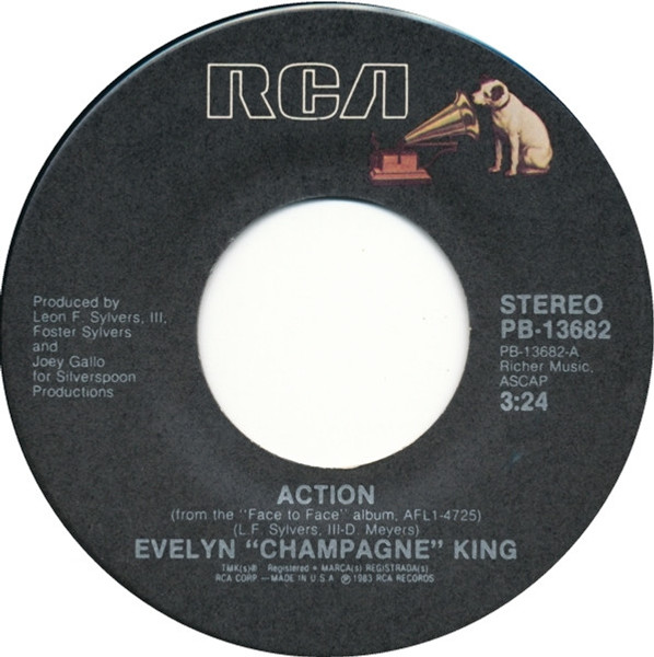 Evelyn "Champagne" King* - Action (7", Single)