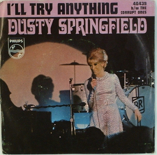Dusty Springfield - I'll Try Anything (7", Single, Styrene, Mer)