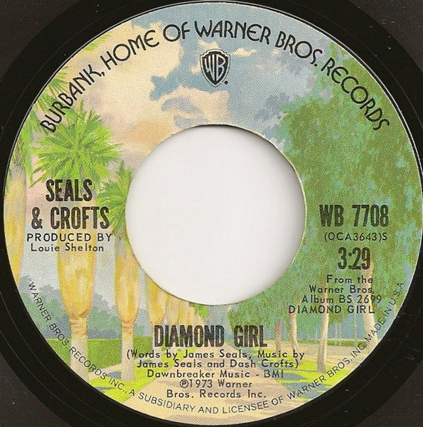 Seals & Crofts - Diamond Girl (7", Single, Styrene, Pit)