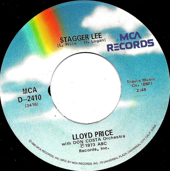 Lloyd Price - Stagger Lee / Personality (7", RE)