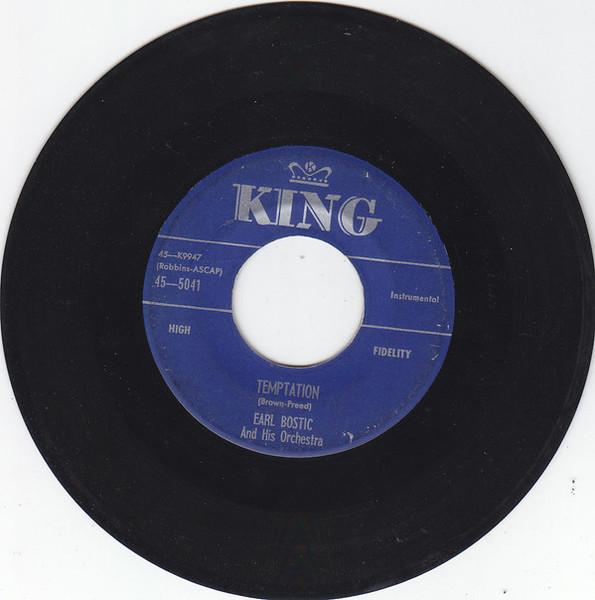 Earl Bostic And His Orchestra - Temptation / September Song (7")