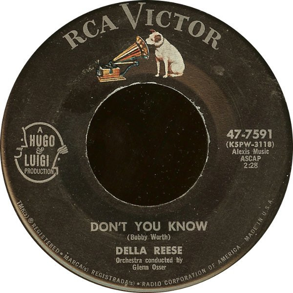 Della Reese - Don't You Know / Soldier, Won't You Marry Me? - RCA Victor - 47-7591 - 7", Single, Hol 1134989771