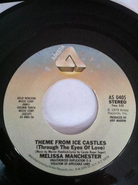 Melissa Manchester - Theme From Ice Castles (Through The Eyes Of Love) (7", Single)