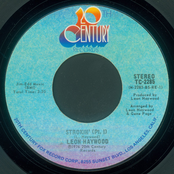 Leon Haywood - Strokin' - 20th Century Records - TC-2285 - 7", Single 1135942137
