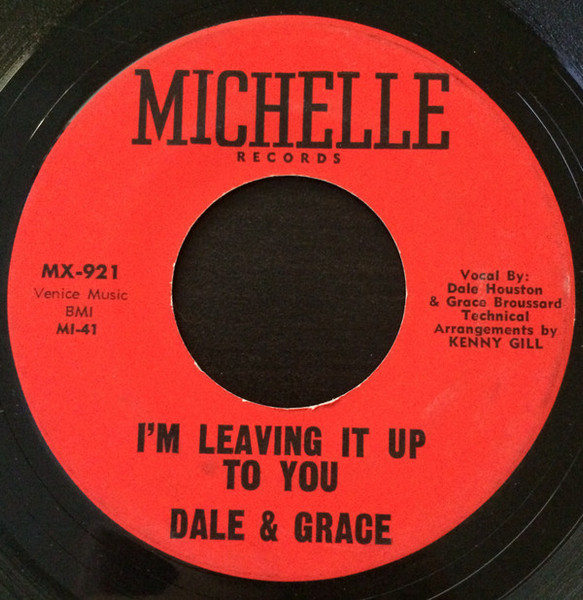 Dale & Grace - I'm Leaving It Up To You - Michelle - MX-921 - 7", Single 1135958221