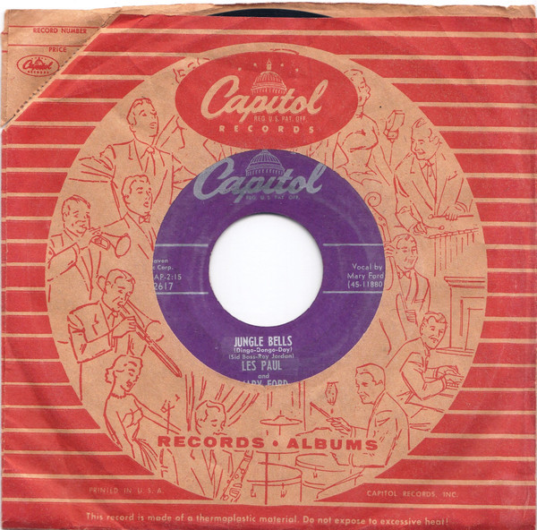 Les Paul And Mary Ford* - Jungle Bells (Dingo-Dongo-Day) / White Christmas (7")