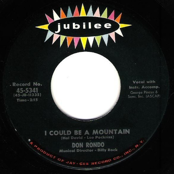 Don Rondo - I Could Be A Mountain (7", Single)