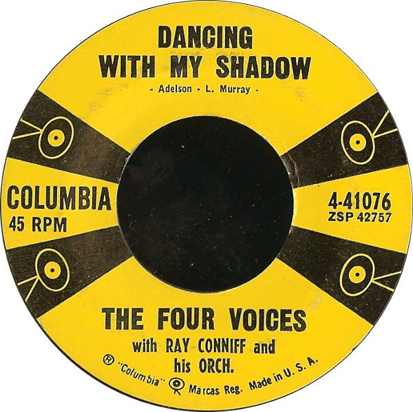 The Four Voices - Dancing With My Shadow / Bon Bon - Columbia - 4-41076 - 7" 1136929292