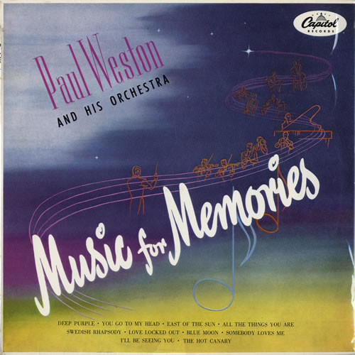 Paul Weston And His Orchestra - Music For Memories (LP, Album, Mono, RE)