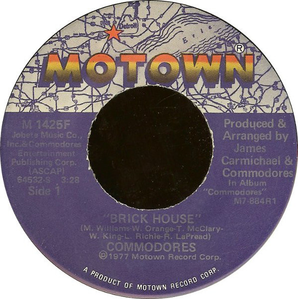Commodores - Brick House (7")
