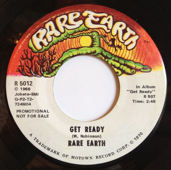 Rare Earth - Get Ready  (7", Promo)