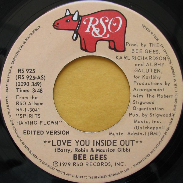 Bee Gees - Love You Inside Out - RSO - RS 925 - 7", Single 1137971769