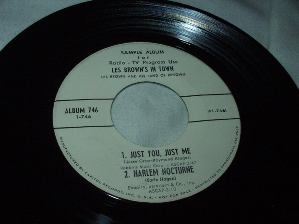 Les Brown And His Band Of Renown - Les Brown's In Town (Part 1) - Capitol Records - EAP 1-746 - 7", EP, Promo 1137973401