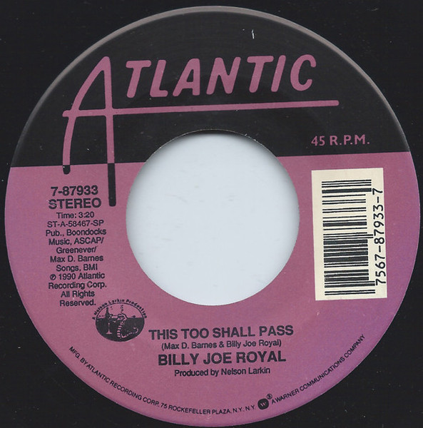 Billy Joe Royal - Searchin' For Some Kind Of Clue - Atlantic - 7-87933 - 7", Single, Spe 1139210007