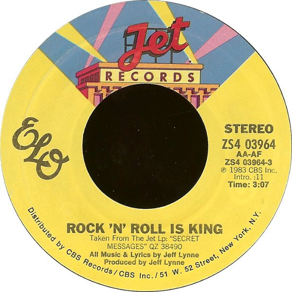 Electric Light Orchestra - Rock 'N' Roll Is King / After All - Jet Records - ZS4 03964 - 7", Single, Styrene, Pit 1139217455