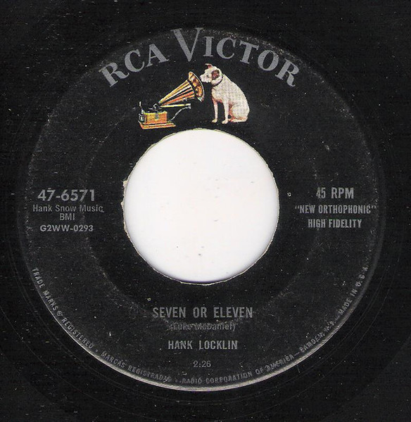 Hank Locklin - Seven Or Eleven / You Can't Never Tell (7")