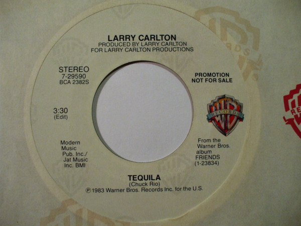 Larry Carlton - Tequila (7", Single, Promo)