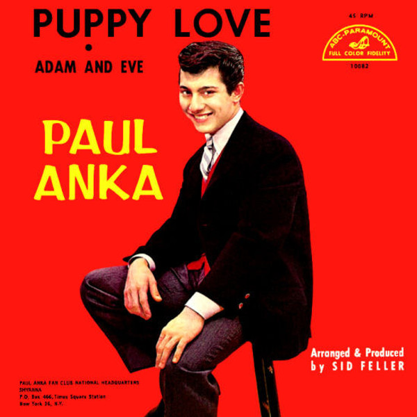 Paul Anka - Puppy Love (7", Single, Styrene)