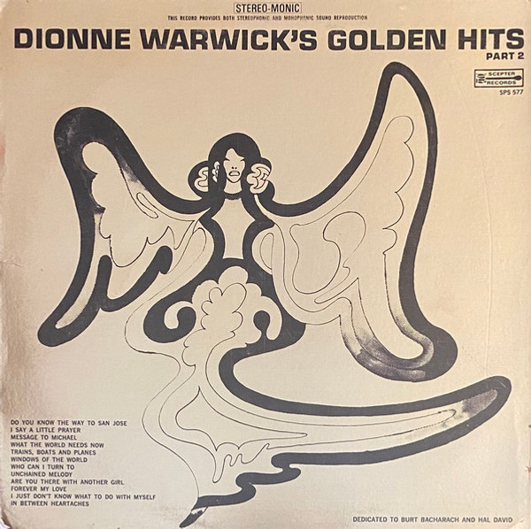 Dionne Warwick - Golden Hits Part 2 - Scepter Records - SPS 577 - LP, Comp, Ste 1140328762