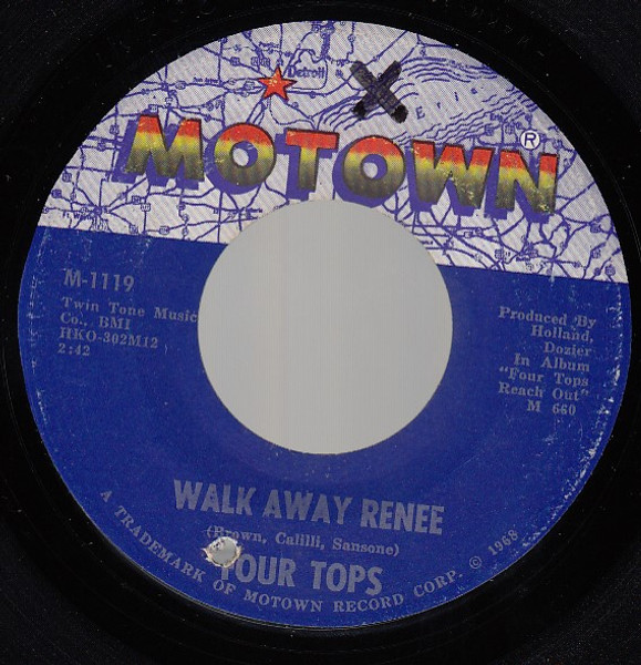 Four Tops - Walk Away Renee / Your Love Is Wonderful - Motown - M-1119 - 7", Single, ARP 1140329952