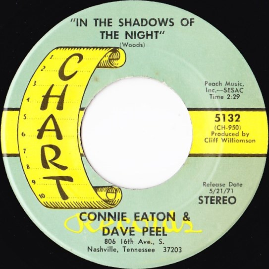 Connie Eaton & Dave Peel - In The Shadows Of The Night - Chart Records (4) - 5132 - 7" 1140821724