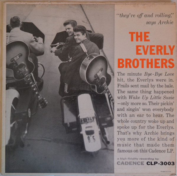 Everly Brothers - The Everly Brothers - Cadence (2), Cadence (2) - CLP-3003, CLP 3003 - LP, Album, Mono 1141938463