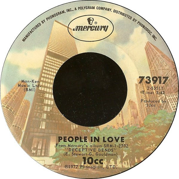 10cc - People In Love - Mercury - 73917 - 7", Single 1142363292