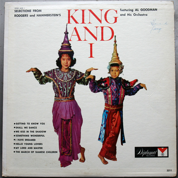 Al Goodman And His Orchestra With Susan Shaute And Richard Torigi - King And I (LP, Album)