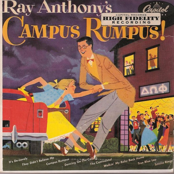 Ray Anthony - Ray Anthony's Campus Rumpus (2x7", Album, EP, Gat)