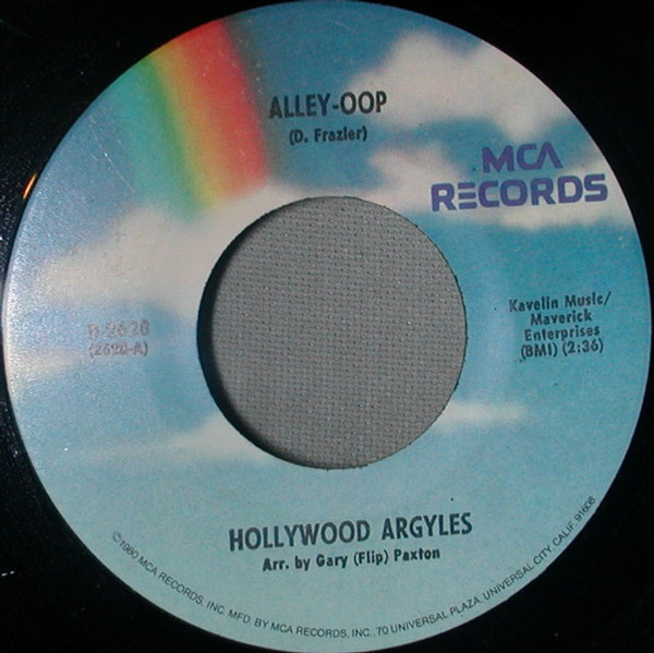 Hollywood Argyles - Alley-Oop (7", Single, RE, Pin)