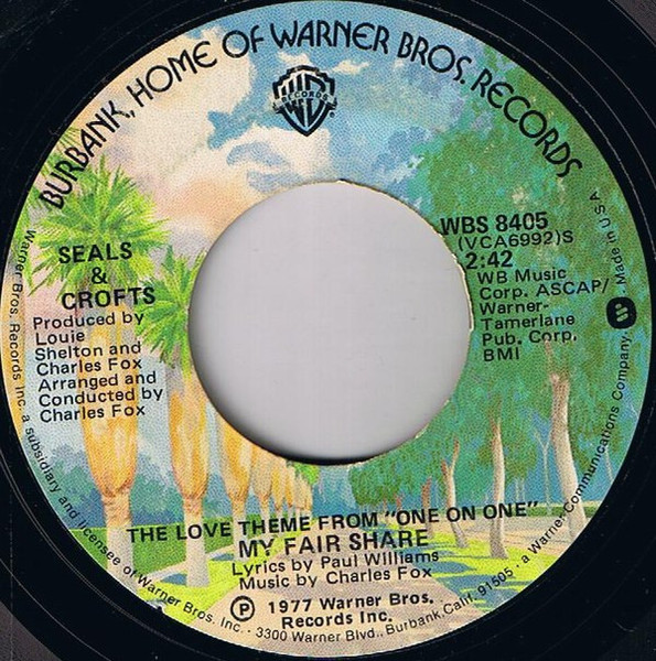 Seals & Crofts - My Fair Share / East Of Ginger Trees - Warner Bros. Records - WBS 8405 - 7" 1146389076