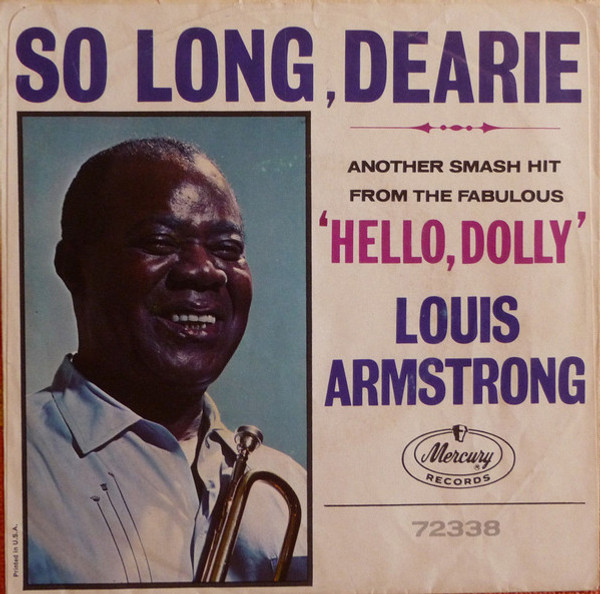 Louis Armstrong - So Long Dearie (7", Single, RE)