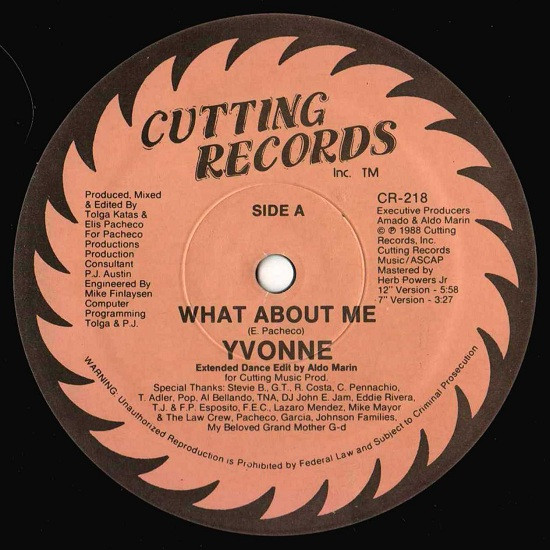 Yvonne* - What About Me (12")