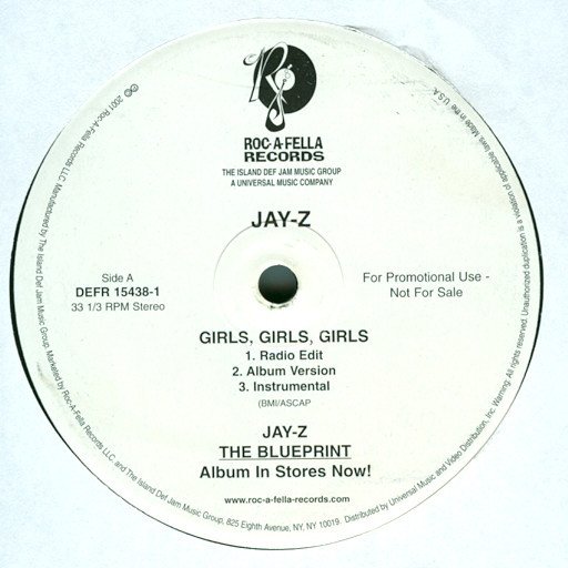 Jay-Z - Girls, Girls, Girls / Takeover (12", Promo)