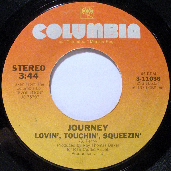Journey - Lovin', Touchin', Squeezin' (7", San)