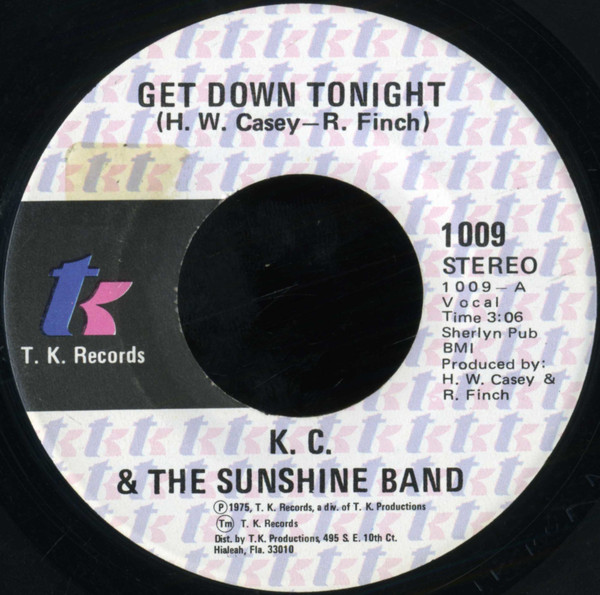 K.C. & The Sunshine Band* - Get Down Tonight (7", Single)