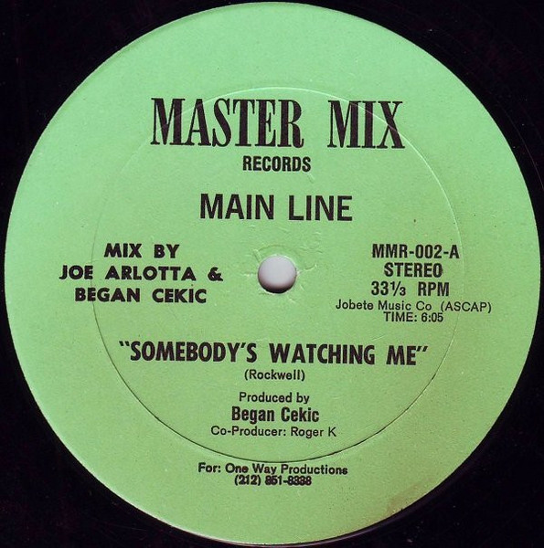 Main Line - Somebody's Watching Me (12")