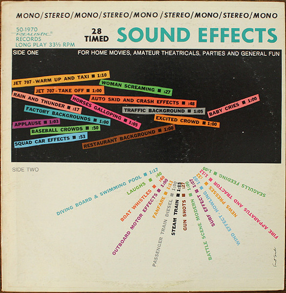 No Artist - 28 Timed Sound Effects - Realistic - 50-1970 - LP, Album, Mono 1154484591
