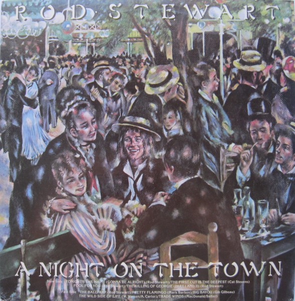 Rod Stewart - A Night On The Town (LP, Album, RP, Gol)