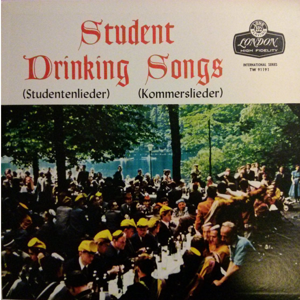 Unknown Artist - Student Drinking Songs (Studentenlieder Kommerslieder) (LP, Comp)