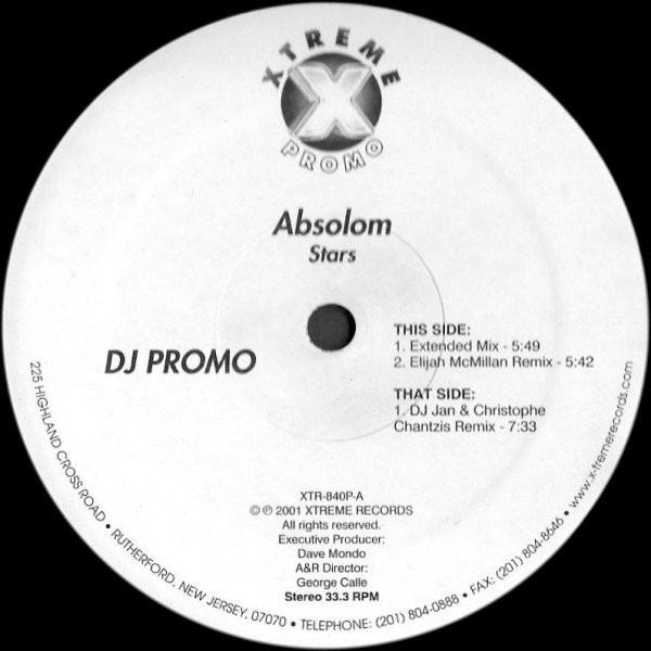 Absolom - Stars (12", Promo)