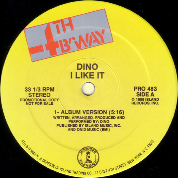 Dino (2) - I Like It (12", Promo)