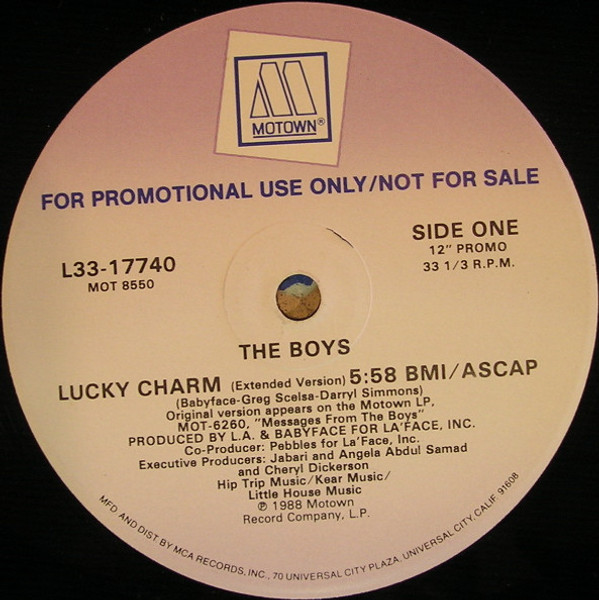 The Boys - Lucky Charm (12", Single, Promo)