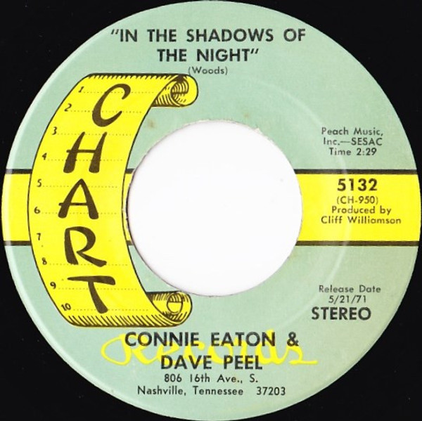 Connie Eaton & Dave Peel - In The Shadows Of The Night (7")