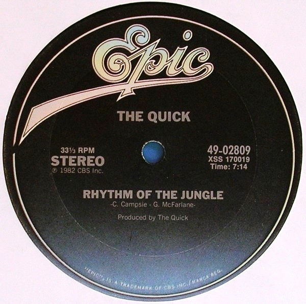 The Quick - Rhythm Of The Jungle (12", Single)