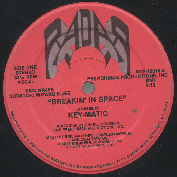 Key-Matic - Breakin' In Space (12")