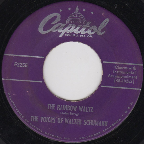 The Voices Of Walter Schumann - The Rainbow Waltz / North Country (7")