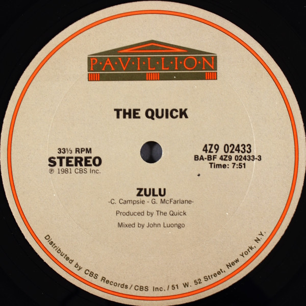 The Quick - Zulu (12")
