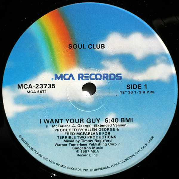 Soul Club - I Want Your Guy (12", Single)